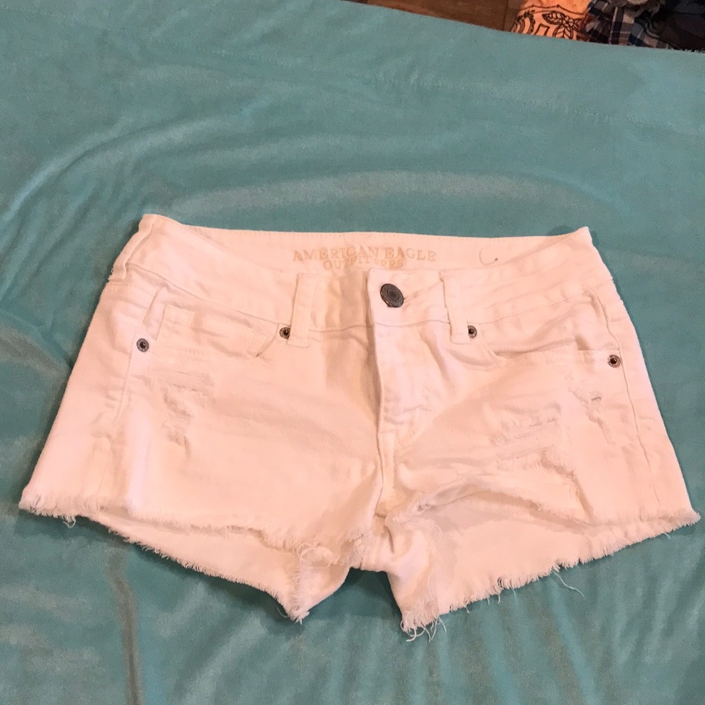 Women's white shorts